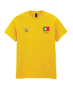 Lincoln Rowing Centre Yellow Cotton Tee Mens