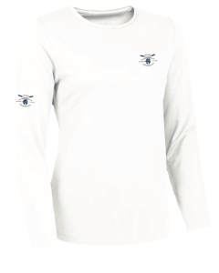 Newark Training White LS Tee mens - L