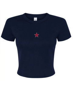 Star RC Baby Tee Navy womens - XXL