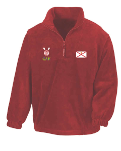 Jersey Coastal Rowing Club Fleece-Red unisex