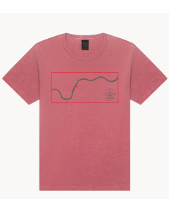 Nottm & Union Heavyweight Washed Cotton Red Tee