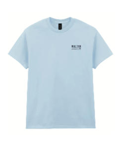 Walton RC Cotton Mens Blue Tee