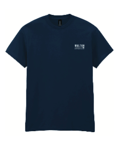 Walton RC Cotton Mens Navy Tee