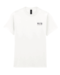 Walton RC Cotton Mens White Tee