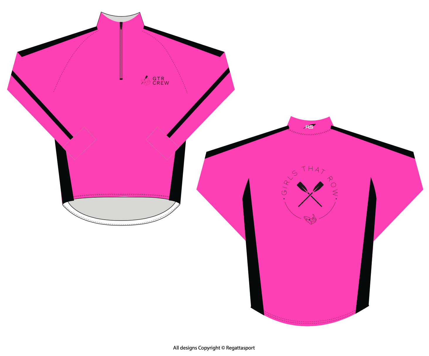 Girls That Row Pink Velocity Jacket women