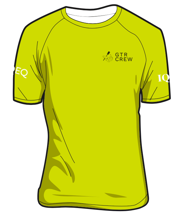 Girls That Row SS Sports Tee yellow women