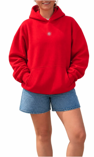 Heavyweight Hoodie Red
