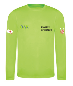 Jersey Coastal Rowing Club Rowing Club Neon Yellow LS Basleayer unisex