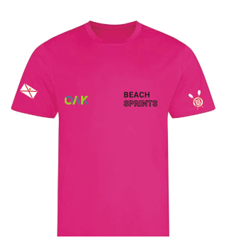 Jersey Coastal Rowing Club Rowing Club Neon Pink Baselayer unisex