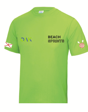 Jersey Coastal Rowing Club Rowing Club Neon Yellow Baselayer unisex