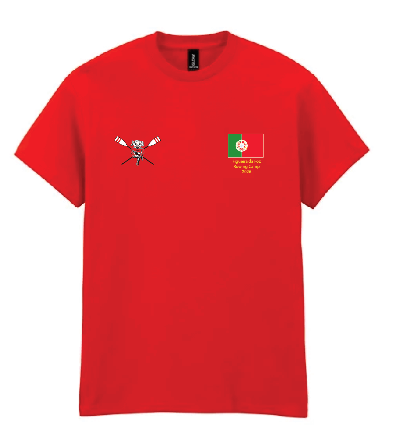 Lincoln Rowing Centre Red Cotton Tee Womens