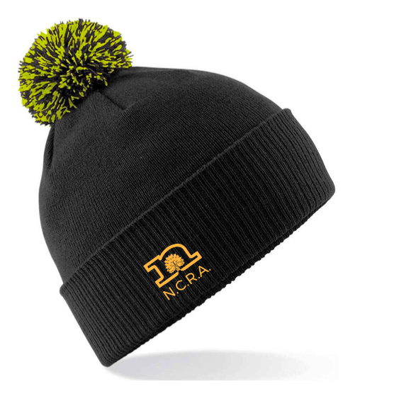 NCRA bobble hat Black