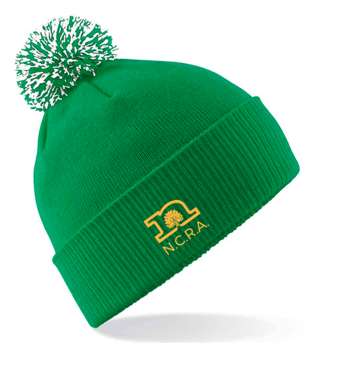 NCRA bobble hat Green
