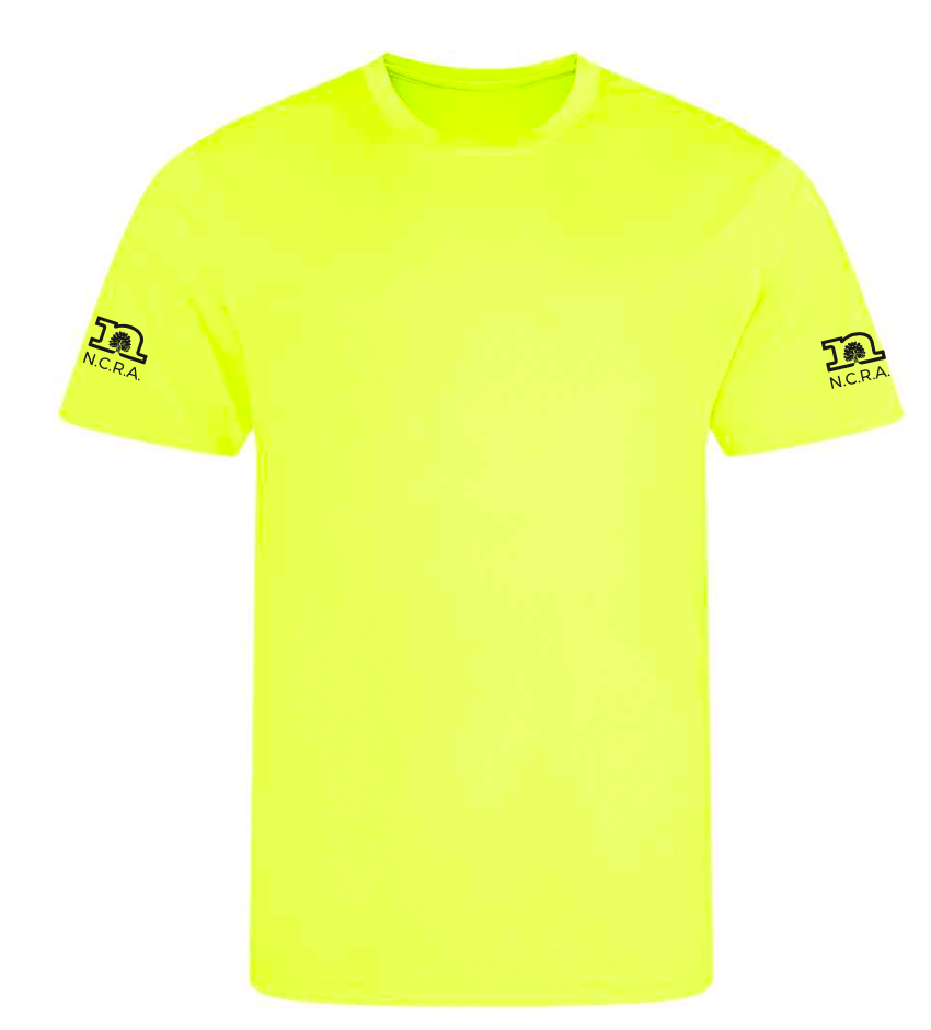 NCRA Performance Tee neon