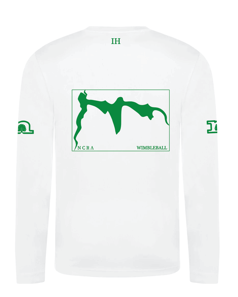 NCRA Longsleeve Wimbleball 2026 Tech Tee White - Mens