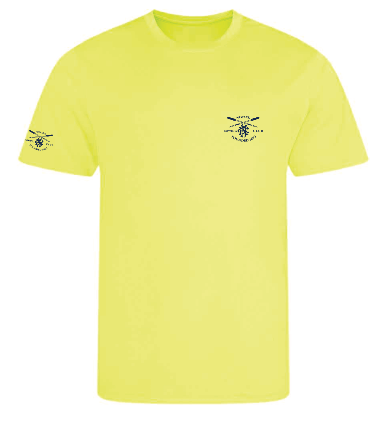 Newark Rowing Club Neon Yellow Baselayer unisex