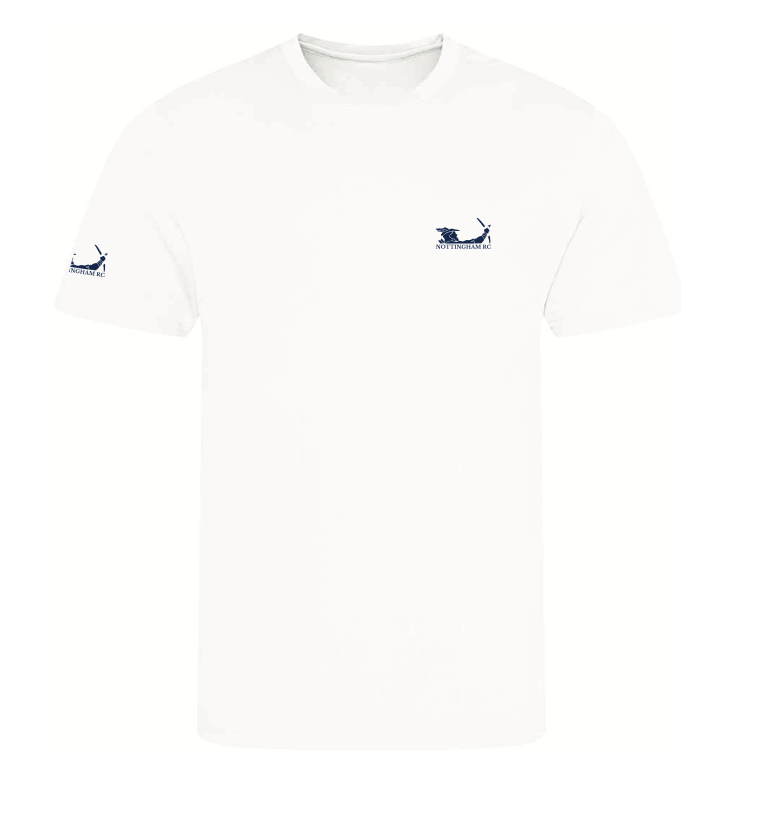 Nottingham Rowing Training Tee white